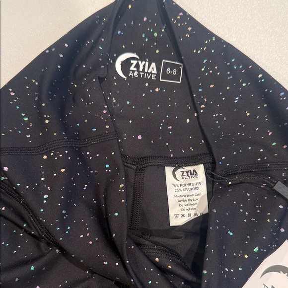 Ziya active Multicolor Sparkle Leggings. NWT. - Picture 2 of 6
